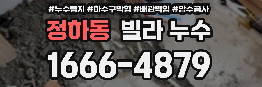 정하동 빌라 누수
