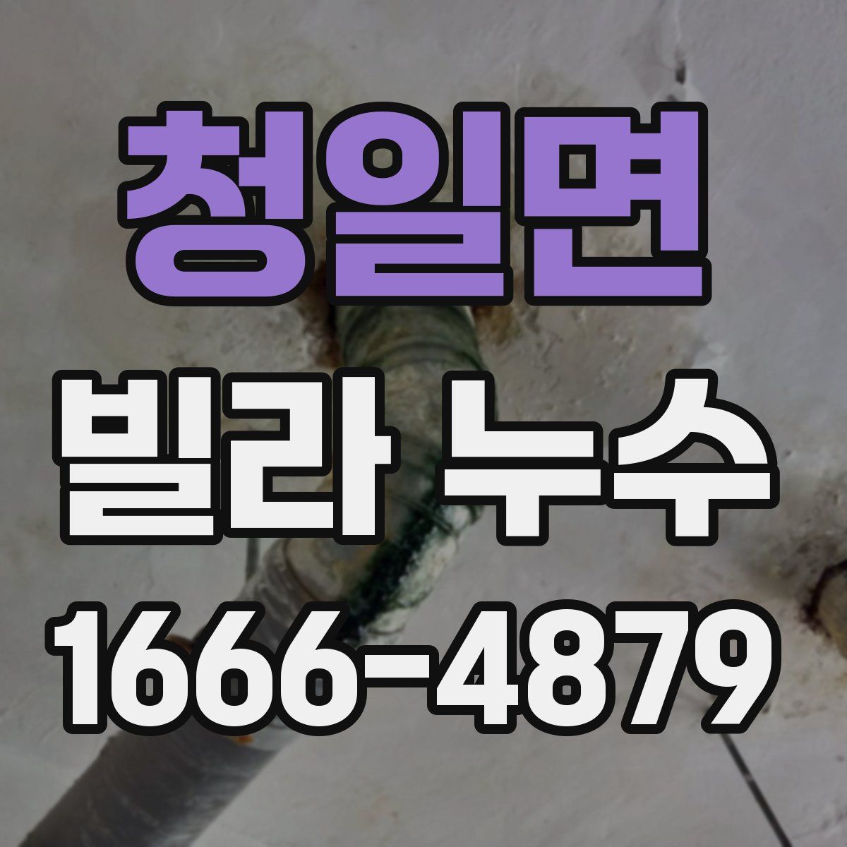 청일면 빌라 누수