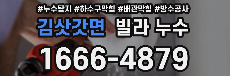 김삿갓면 빌라 누수