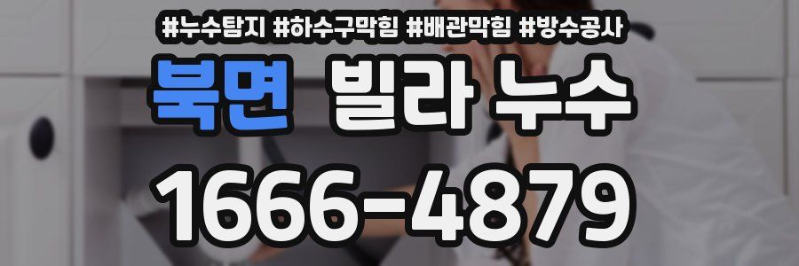 북면 빌라 누수