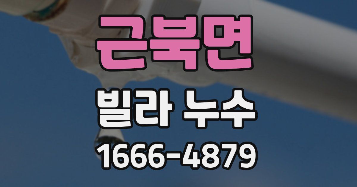 근북면 빌라 누수