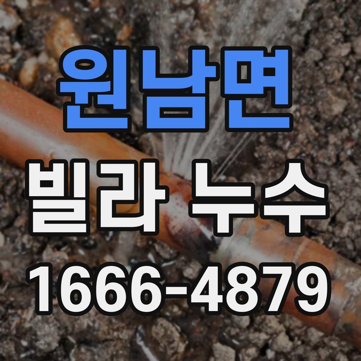 원남면 빌라 누수 현장 조사에서 중요한 체크포인트