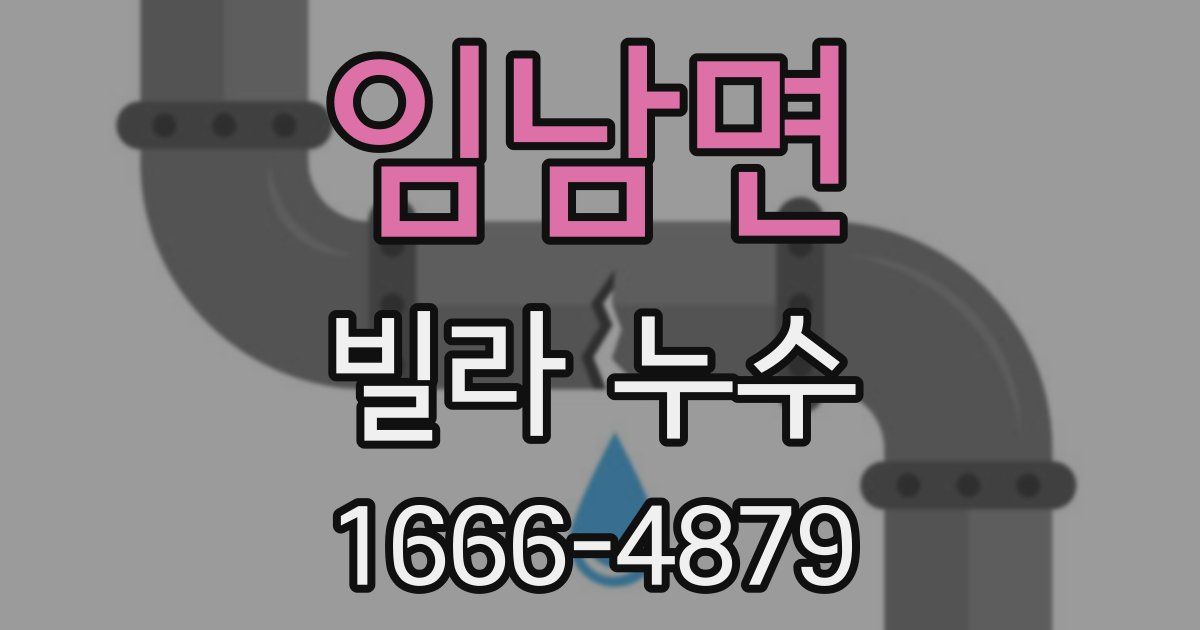 임남면 빌라 누수