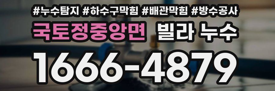 국토정중앙면 빌라 누수