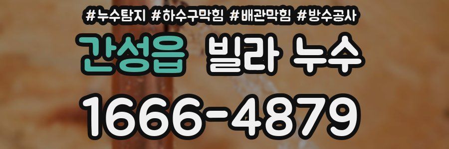 간성읍 빌라 누수