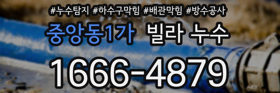 중앙동1가 빌라 누수