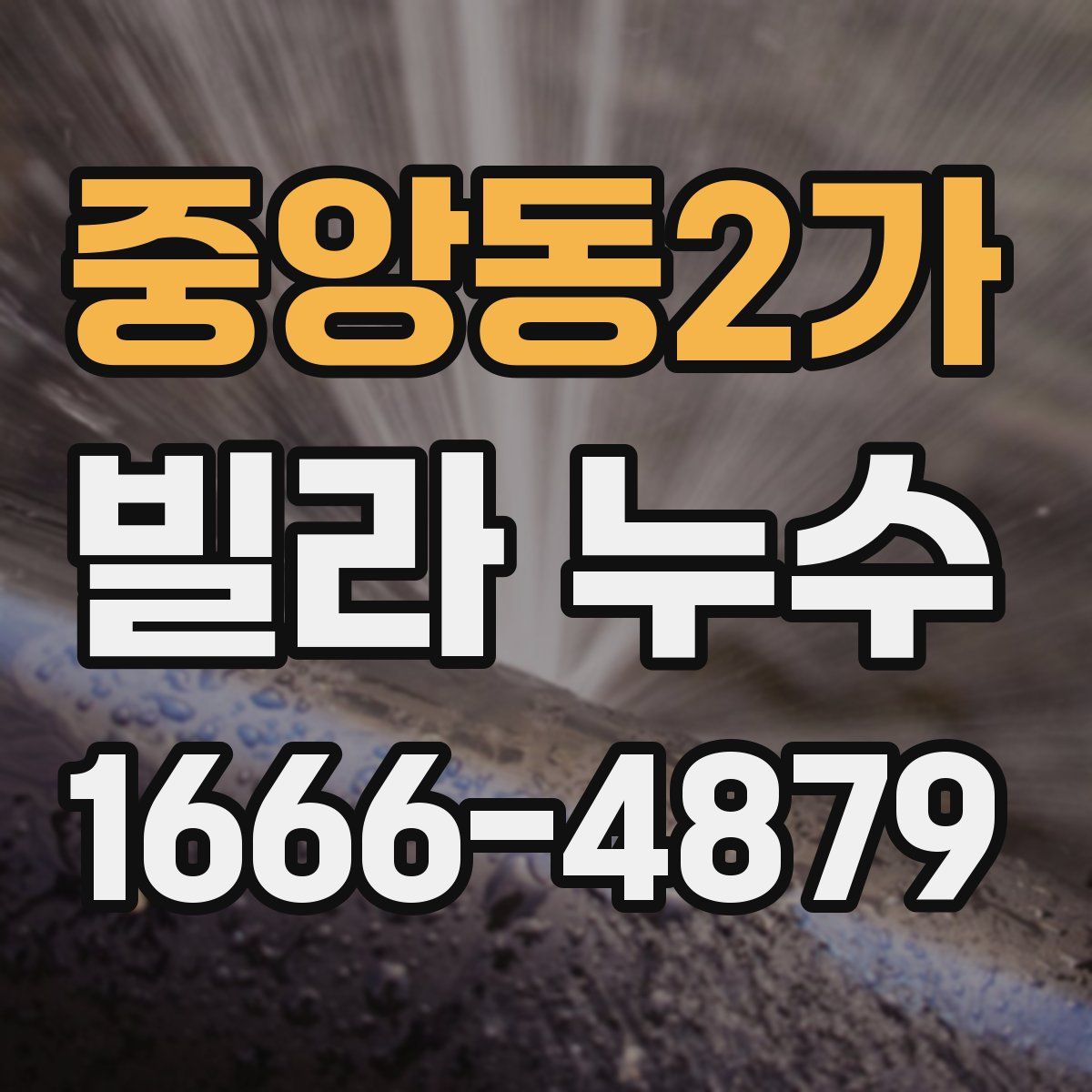 중앙동2가 빌라 누수