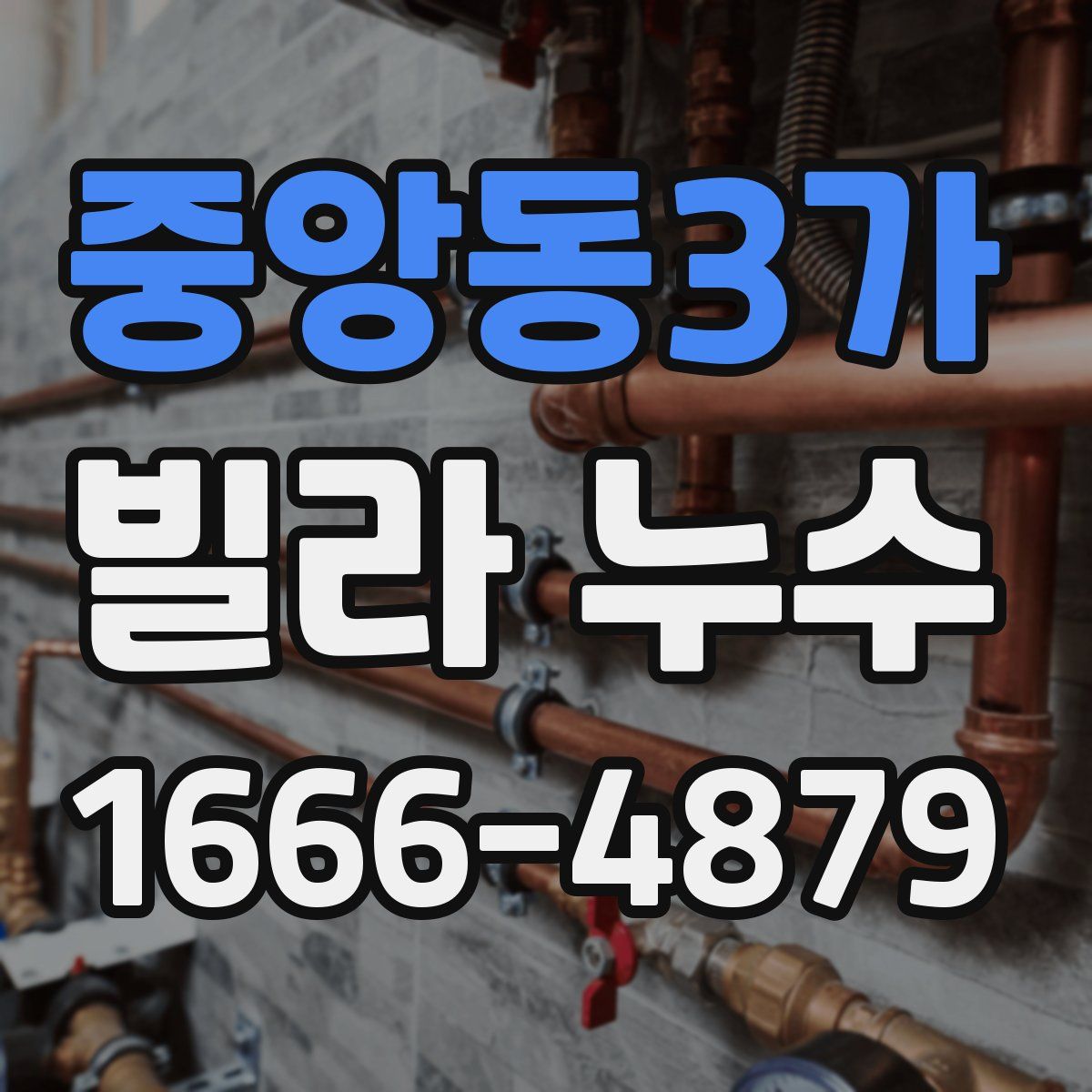 중앙동3가 빌라 누수