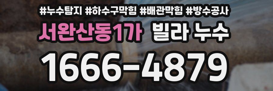 서완산동1가 빌라 누수