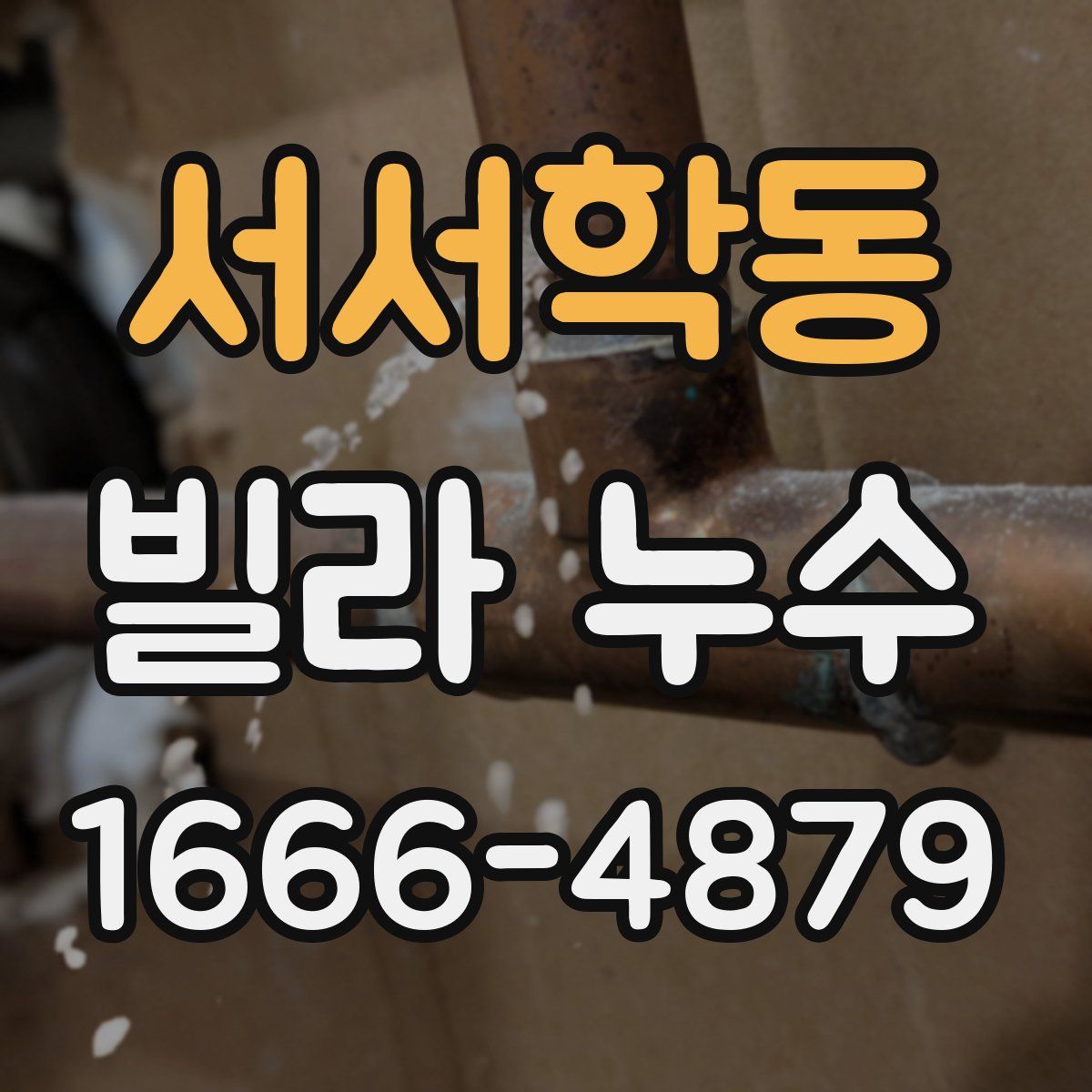 서서학동 빌라 누수