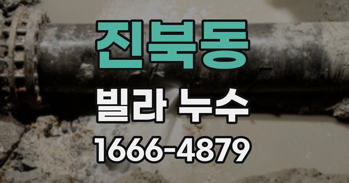 진북동 빌라 누수