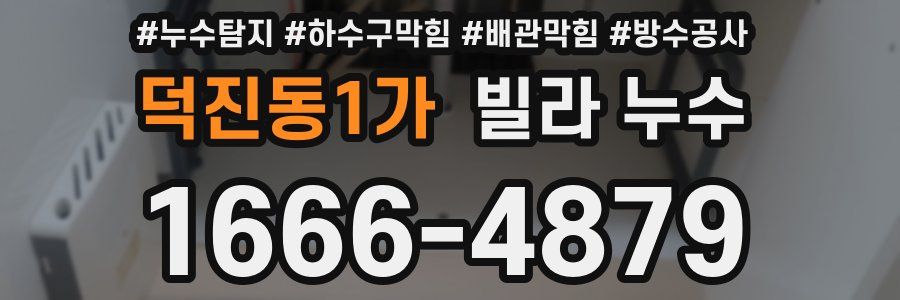 덕진동1가 빌라 누수