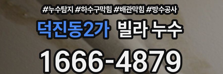 덕진동2가 빌라 누수