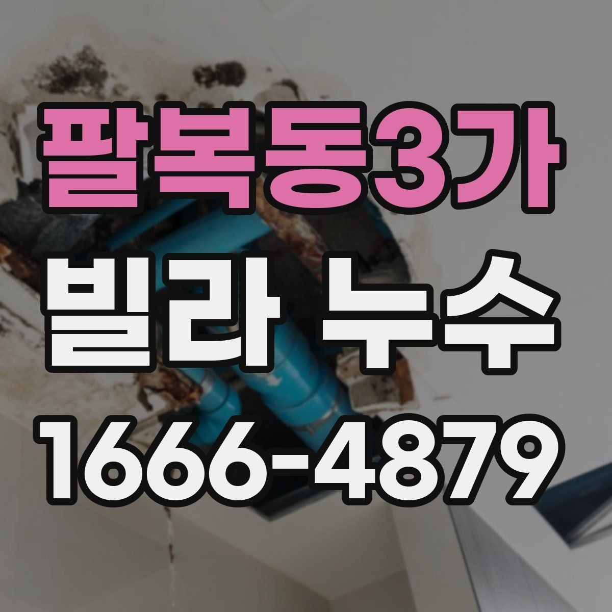 팔복동3가 빌라 누수 누수 흔적이 보일 때 바로 할 일