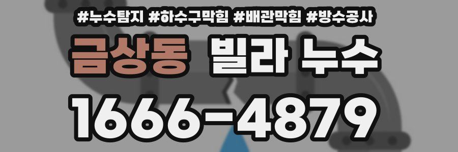 금상동 빌라 누수