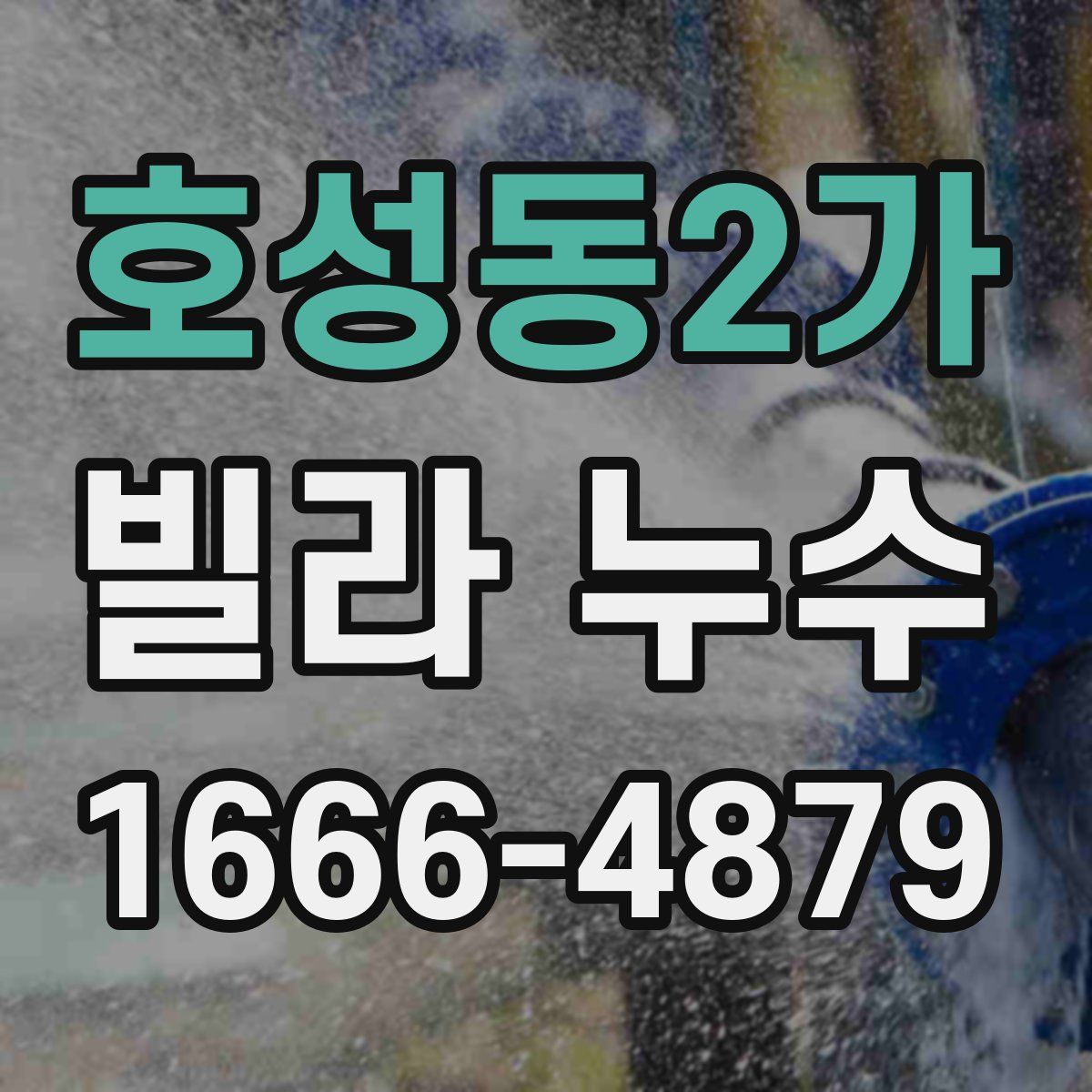 호성동2가 빌라 누수