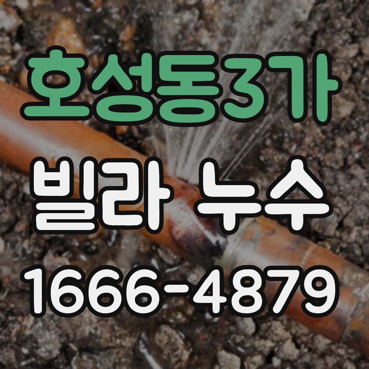 호성동3가 빌라 누수