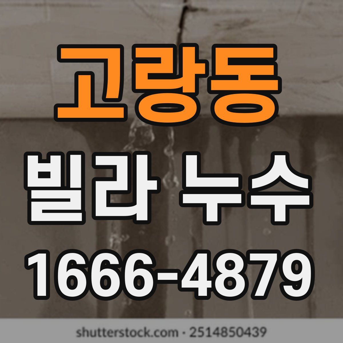 고랑동 빌라 누수