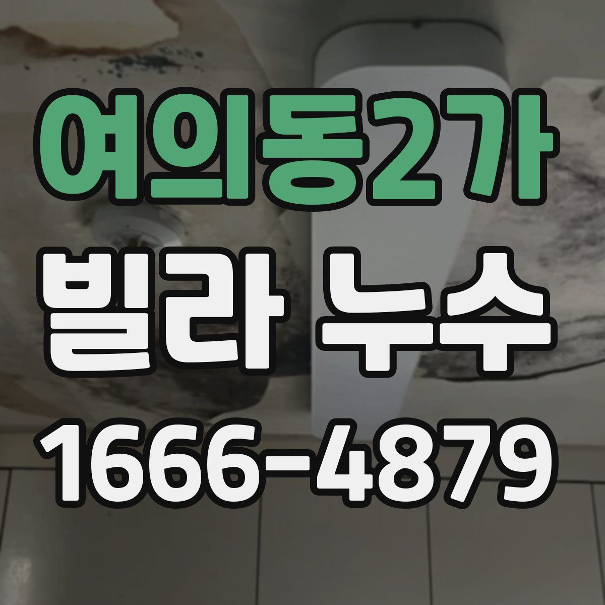 여의동2가 빌라 누수