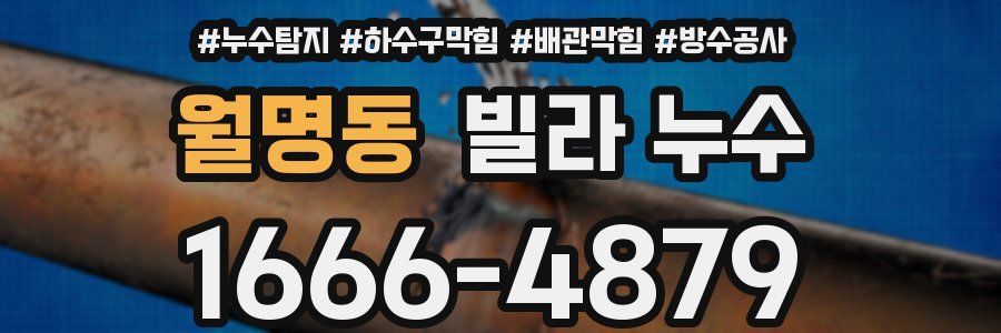 월명동 빌라 누수
