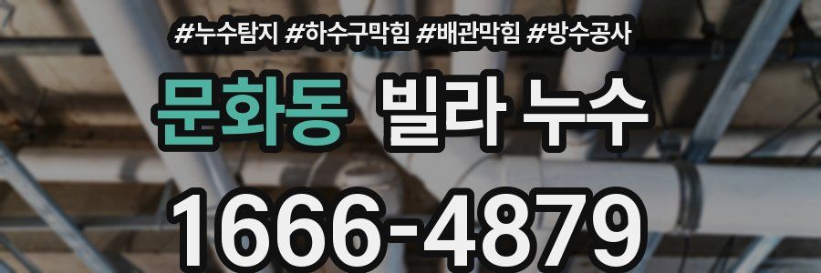 문화동 빌라 누수