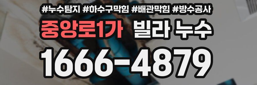 중앙로1가 빌라 누수