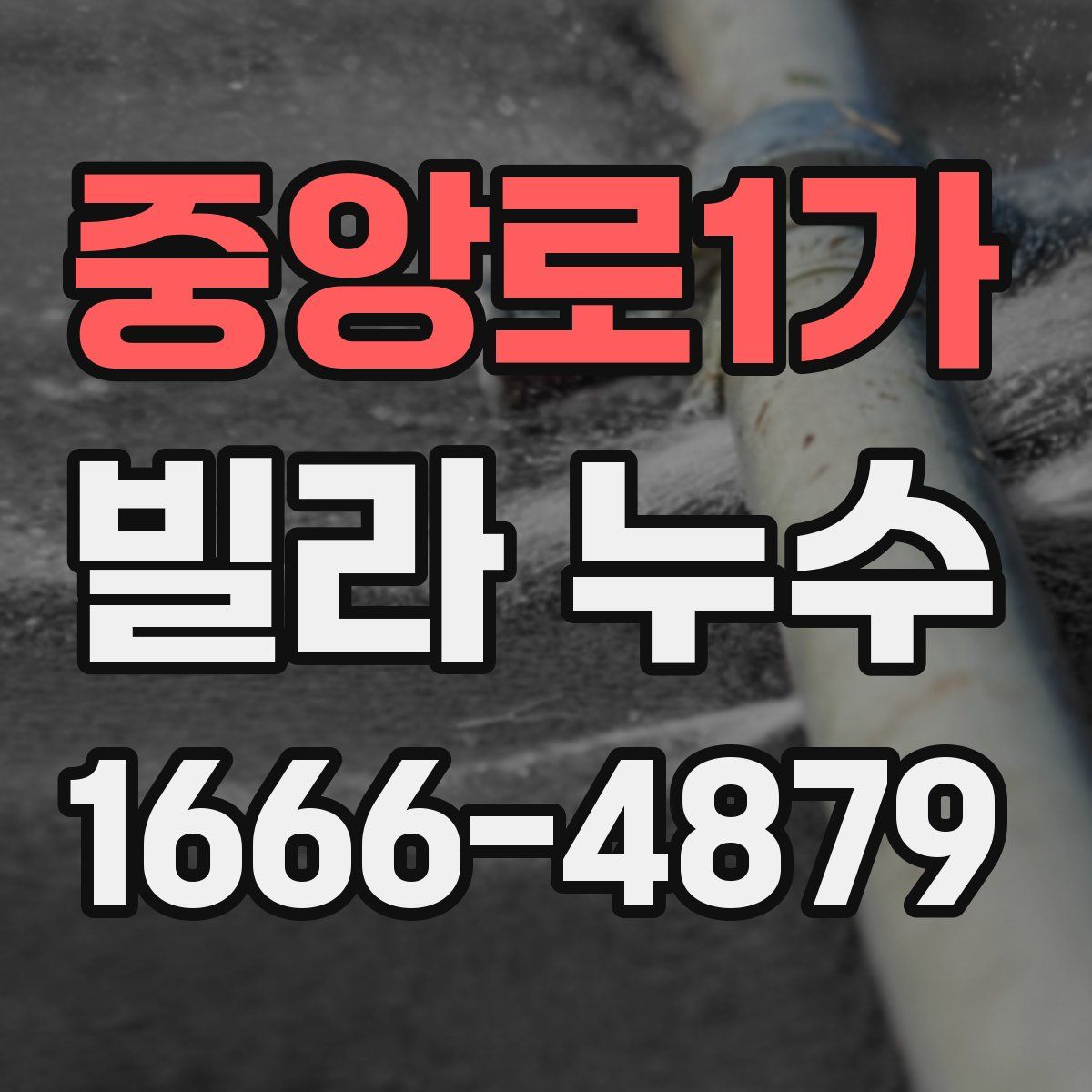 중앙로1가 빌라 누수