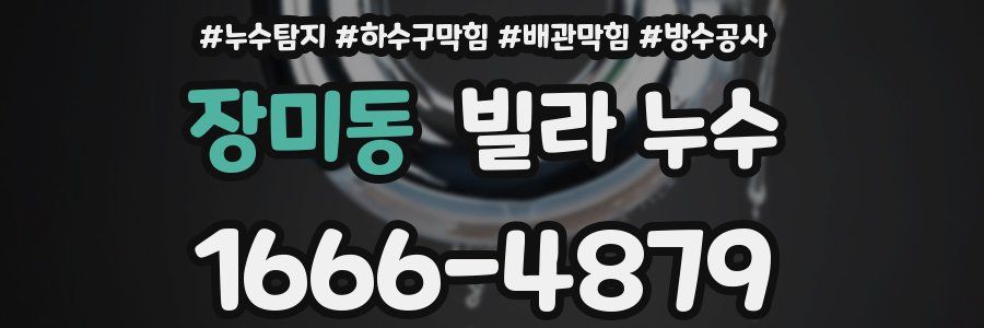 장미동 빌라 누수