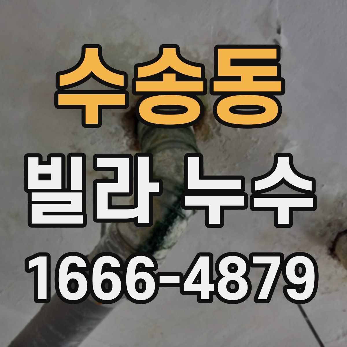 수송동 빌라 누수 수리 일정 잡기 전 고려사항