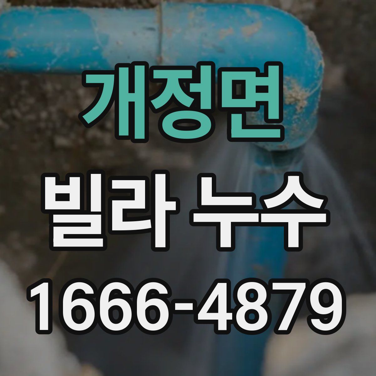개정면 빌라 누수