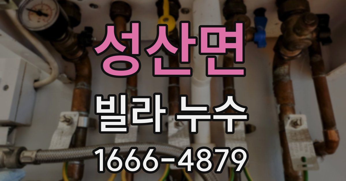 성산면 빌라 누수