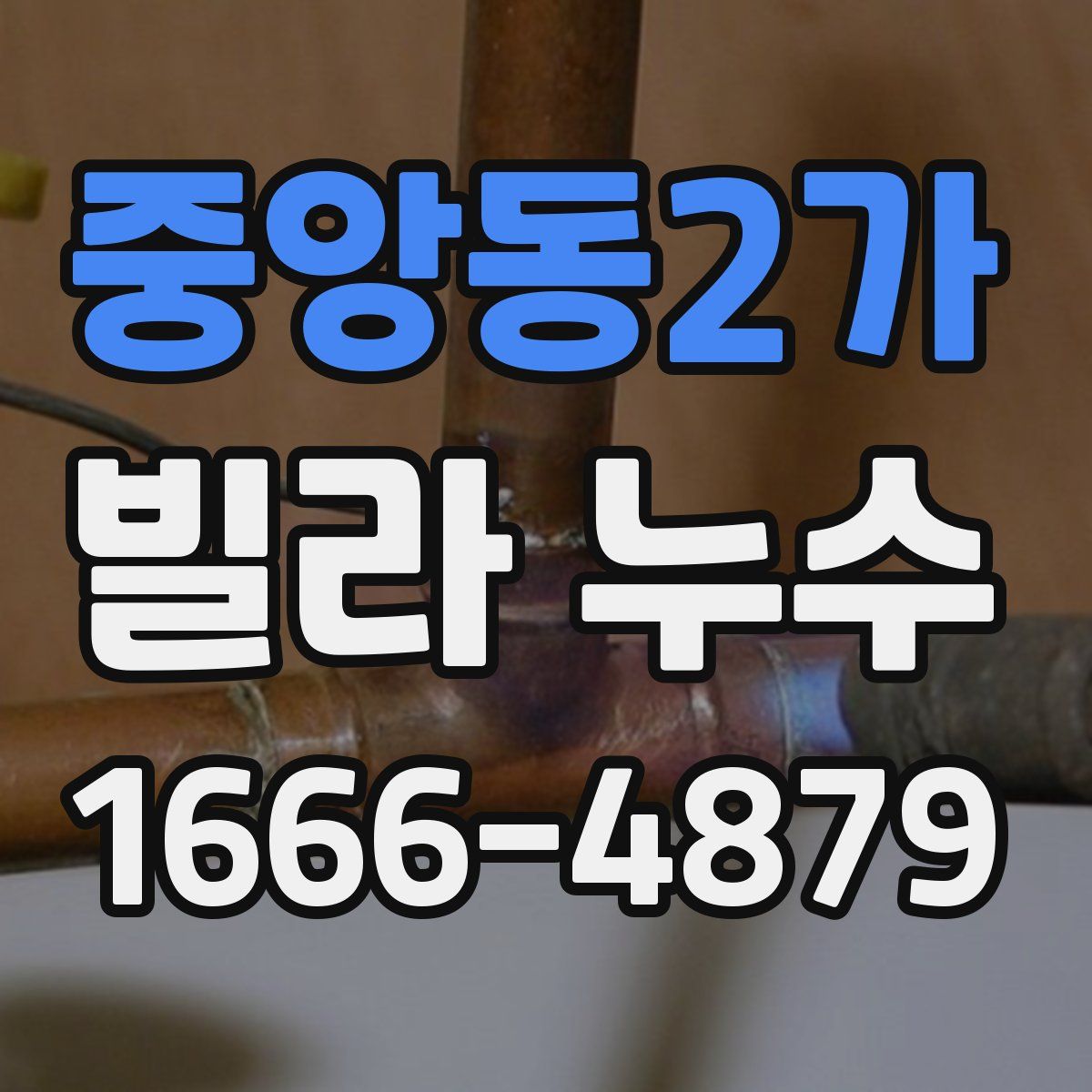 중앙동2가 빌라 누수