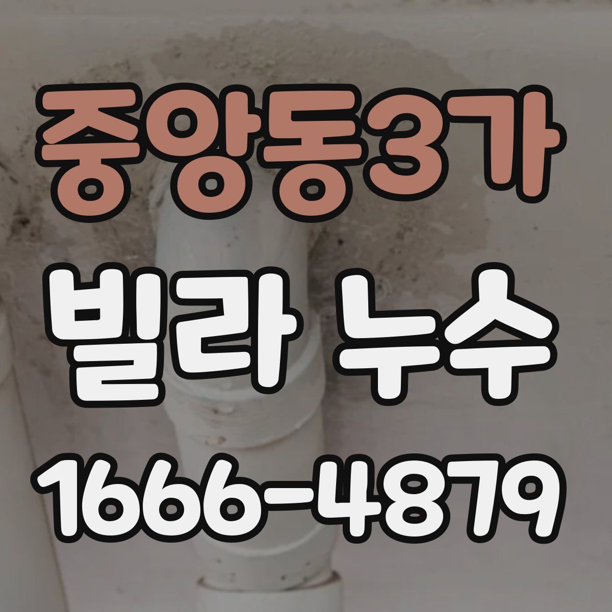 중앙동3가 빌라 누수