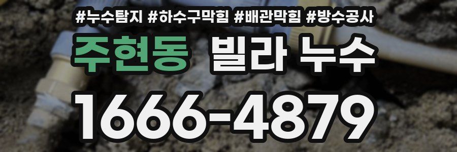 주현동 빌라 누수