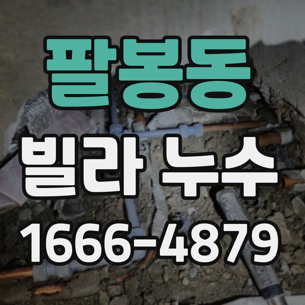 팔봉동 빌라 누수