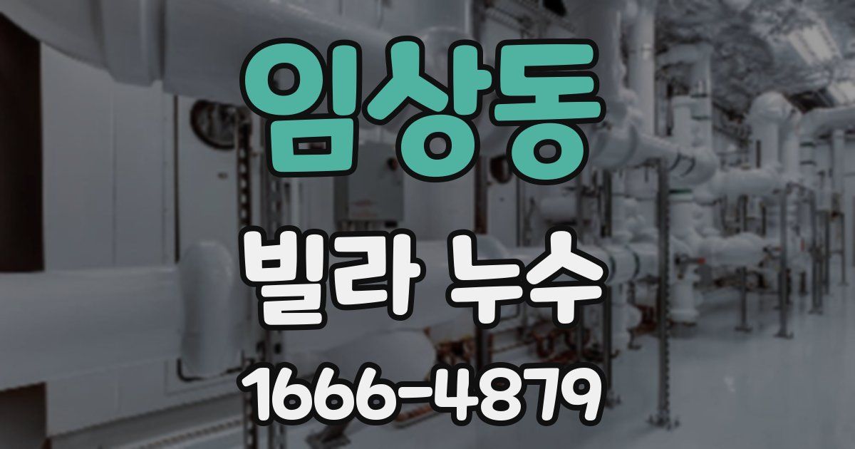 임상동 빌라 누수