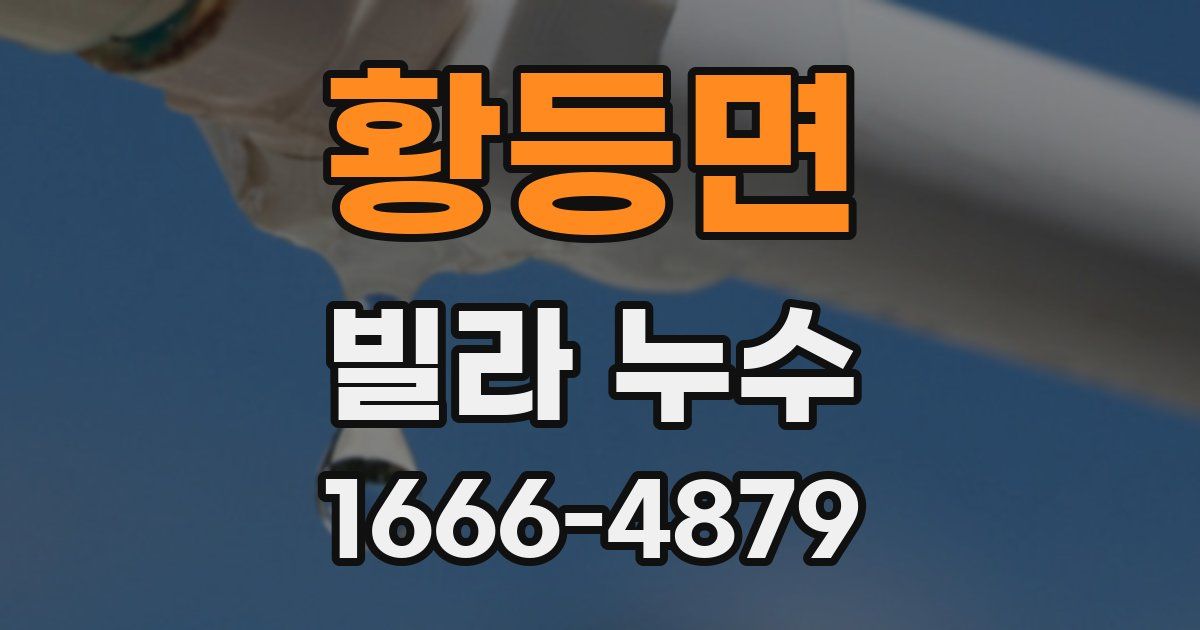 황등면 빌라 누수