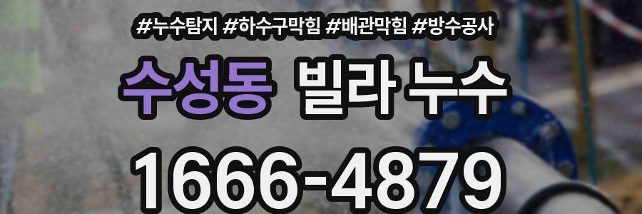 수성동 빌라 누수