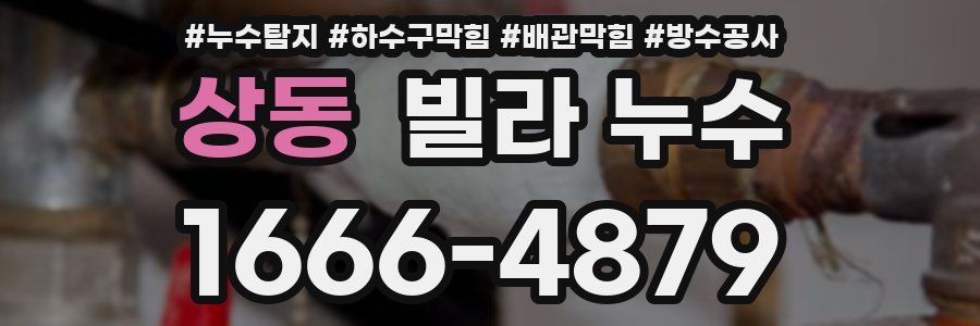 상동 빌라 누수