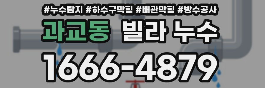과교동 빌라 누수