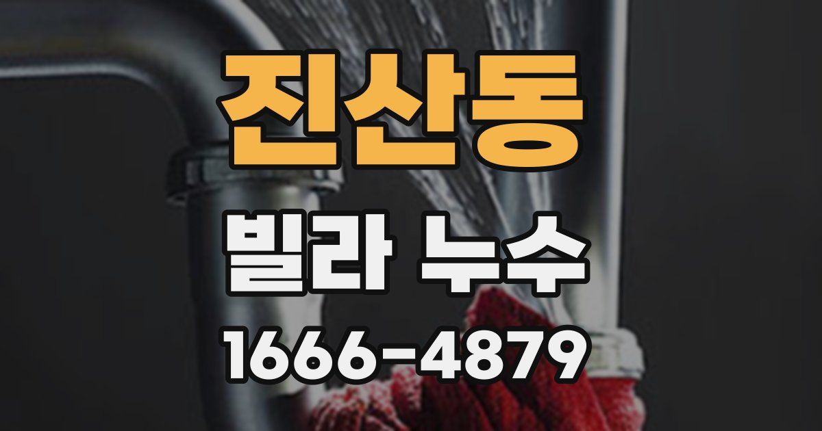 진산동 빌라 누수