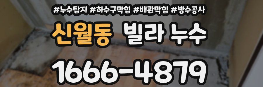신월동 빌라 누수