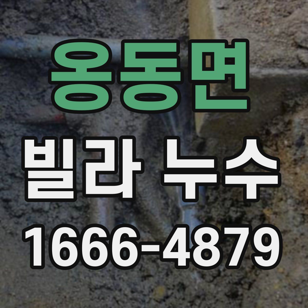 옹동면 빌라 누수