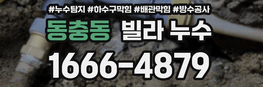 동충동 빌라 누수