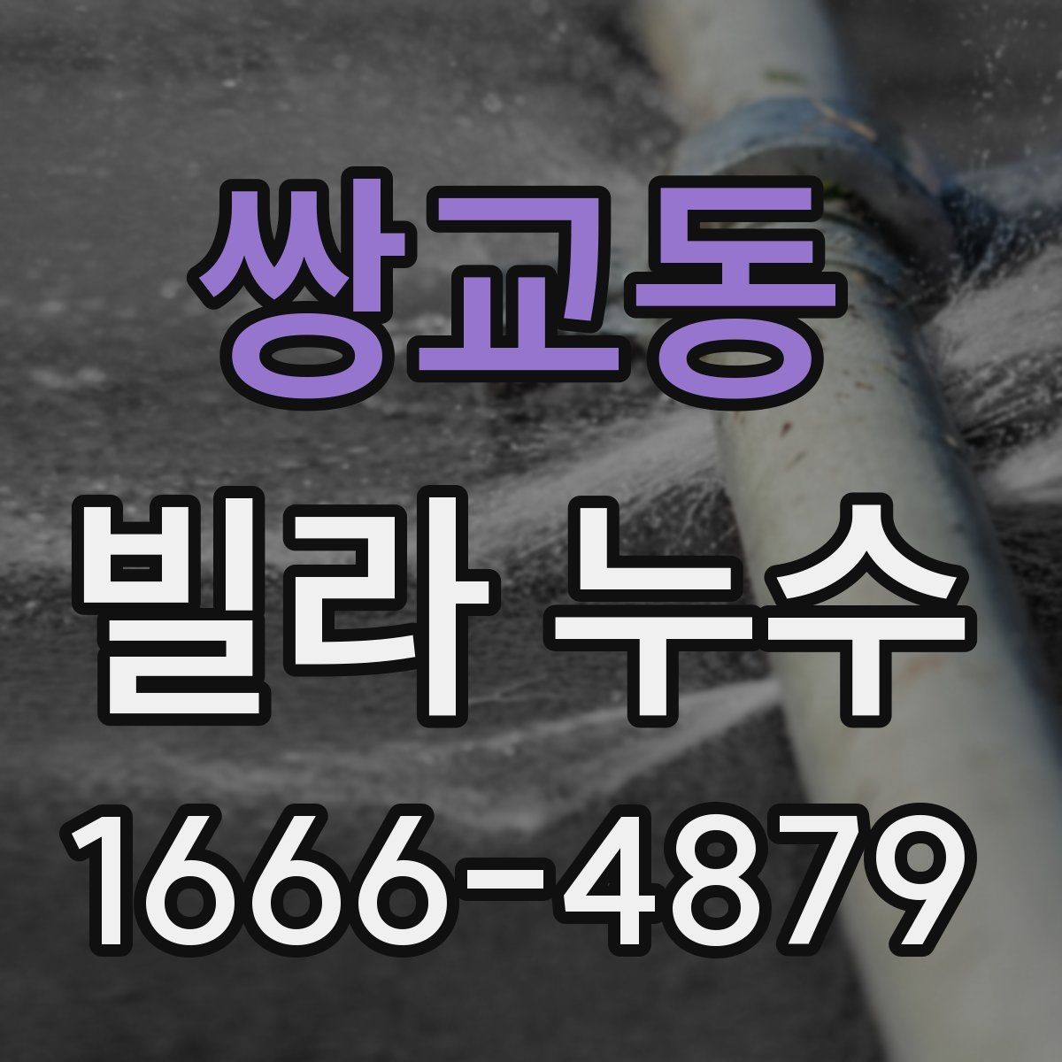 쌍교동 빌라 누수 빠른 대응이 필요한 징후들