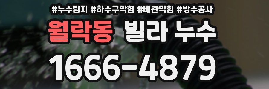 월락동 빌라 누수