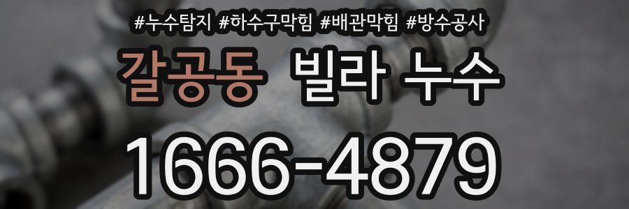 갈공동 빌라 누수