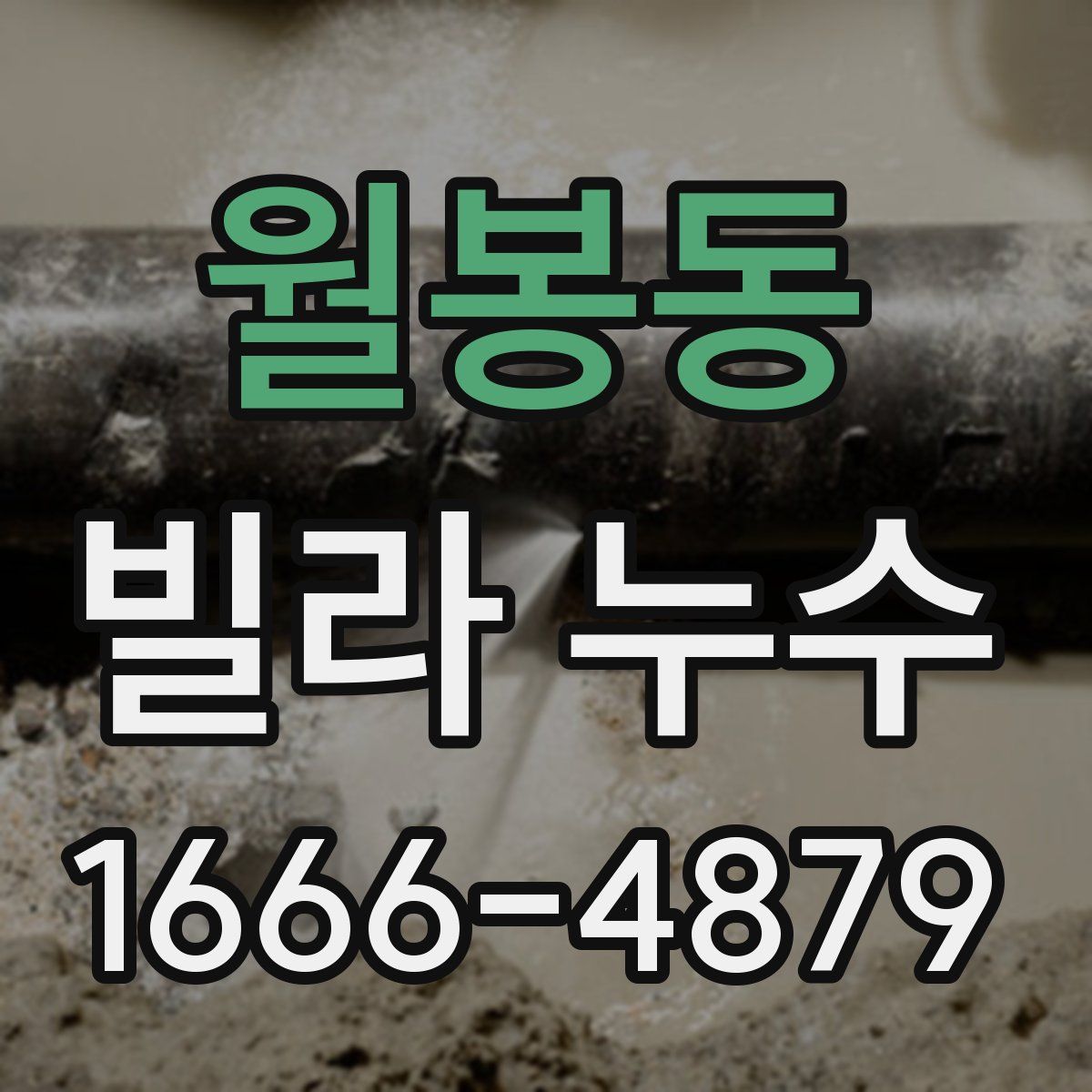 월봉동 빌라 누수