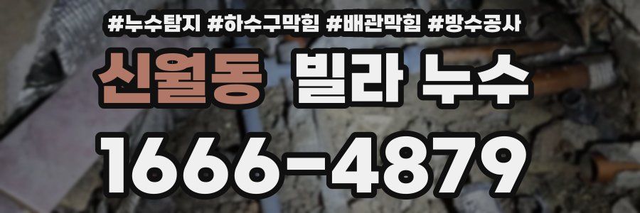 신월동 빌라 누수