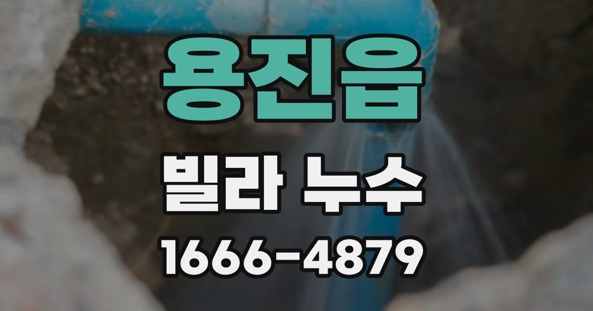 용진읍 빌라 누수